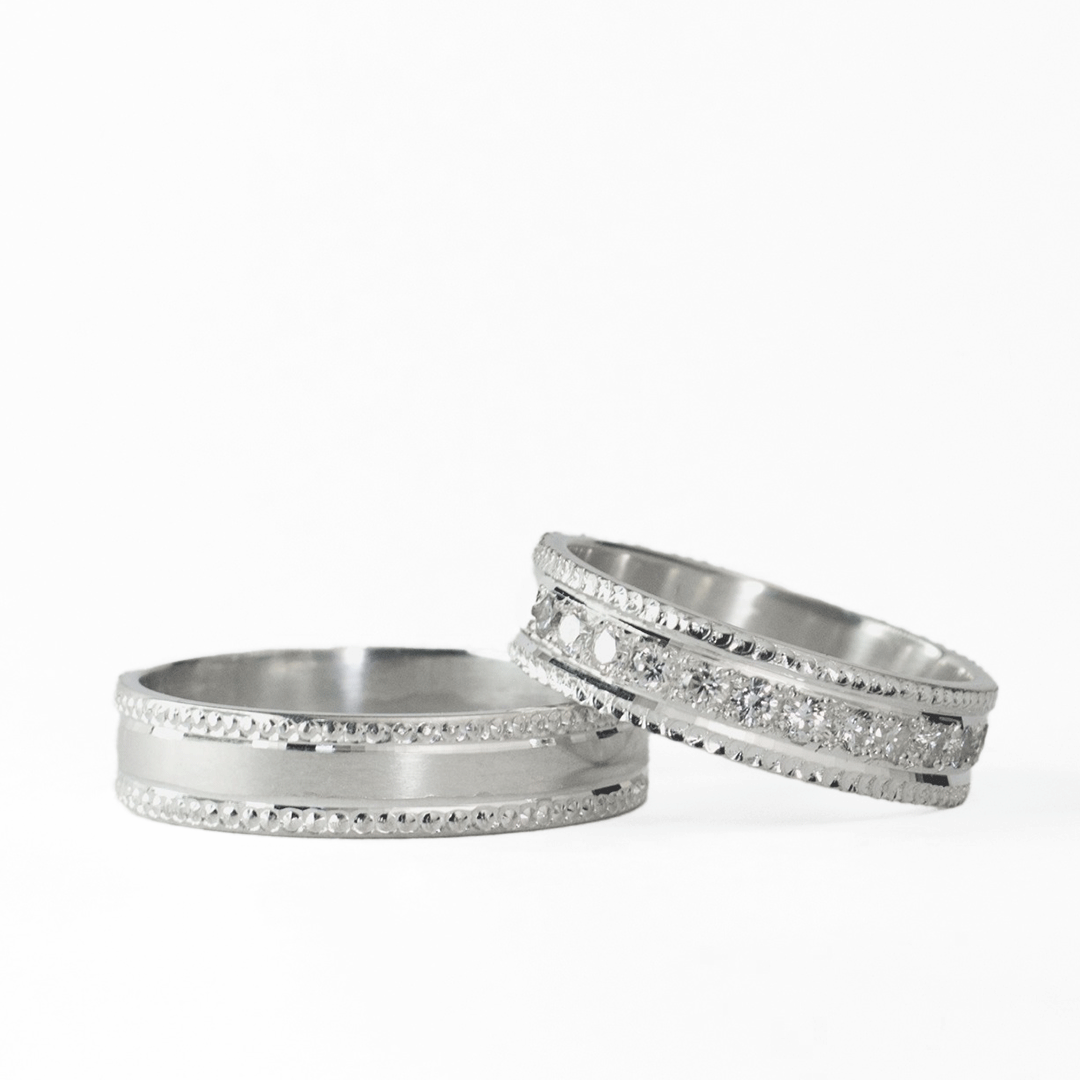 Anillos de Pareja de Plata Ley 950 #205