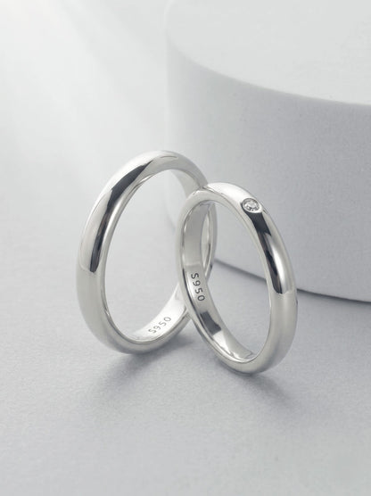 Anillos de Pareja de Plata Ley 950 #203