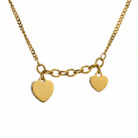 Pulsera dorada de Titanio enchapado en Oro 18K #2040